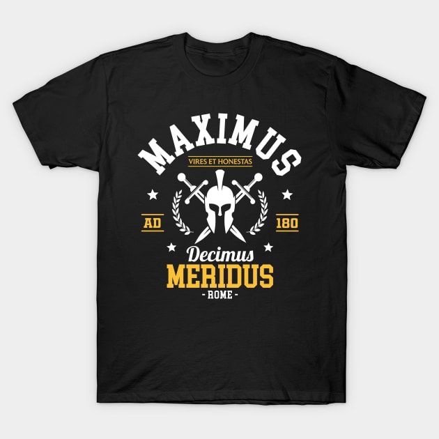 Gladiator - Maximus Decimus Meridus T-Shirt by NotoriousMedia